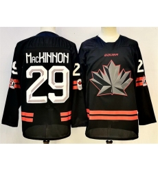 Men Canada Hockey 29 Nathan MacKinnon Black Stitched Jersey Men Canada Hockey 29 Nathan MacKinnon Black Stitched Jersey