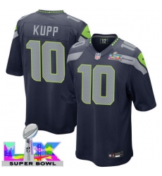 Men Women Youth Seattle Seahawks #10 Cooper Kupp 2025 2026 Super Bowl LX F U S E Stitched NFL Jersey Blue
