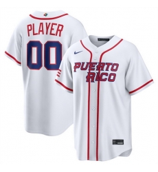 Men Puerto Rico Baseball Active Player Custom White 2026 World Baseball Classic Home Stadium Stitched Jersey