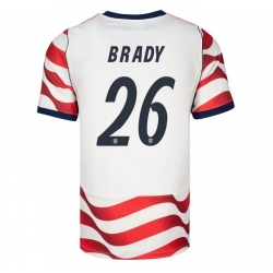 USA 2026 FIFA World Cup Soccer White Jersey Set ( Have Shorts ) Chris Brady #26