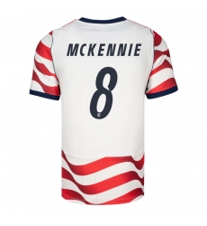 USA 2026 FIFA World Cup Soccer White Jersey Set ( Have Shorts ) Weston McKennie #8