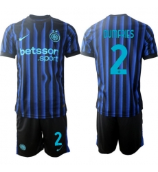 Men Internazionale 2026 Soccer Jerseys BlueBlack #2 DUMFRIES Men Internazionale 2026 Soccer Jerseys BlueBlack #2 DUMFRIES