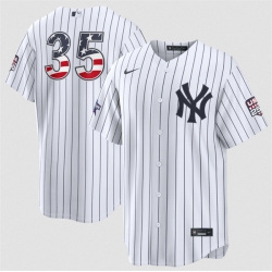 Men New York Yankees  35 Cody Bellinger White 2026 All Star Edition Stars   Stripes Stadium Pick A Player Stitched Baseball Jersey