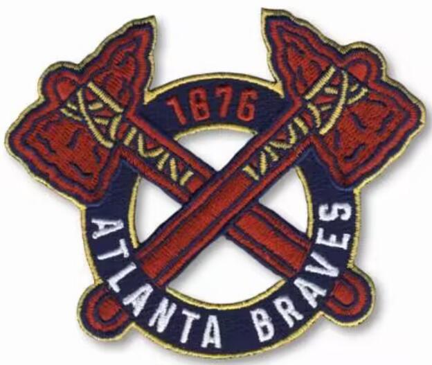 Youth Atlanta Braves 1876 Patch Biaog