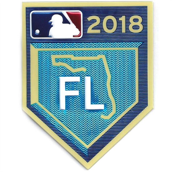 Men 2018 Grapefruit League Spring Training TPU EmbossTech Jersey Patch Biaog