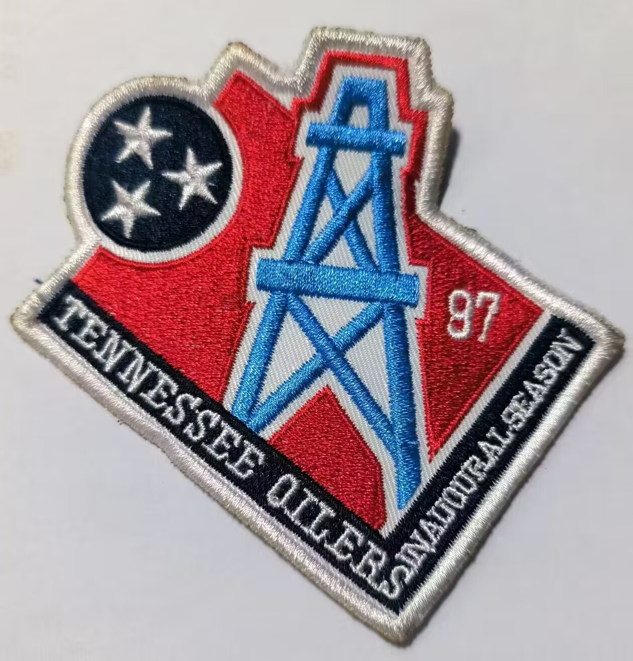 Tennessee Oilers Patch Biaog