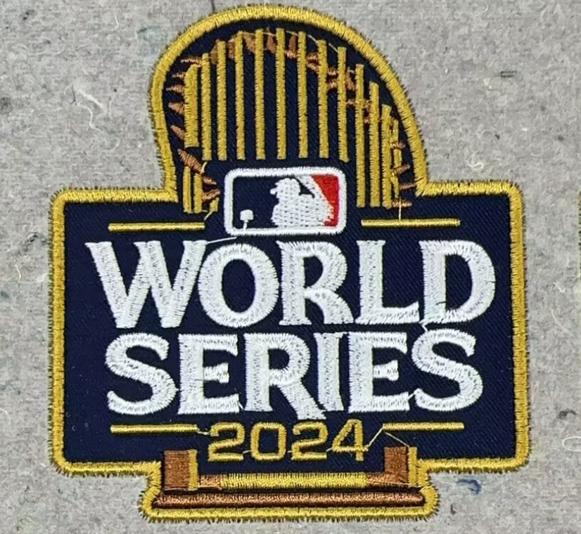 MLB 2024 World Series Patch Biaog